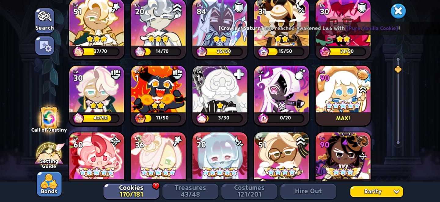 Conta de cookie run upada