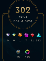 Venda de conta LOL 300 skins! 1 Ultimate Lux elementalista!