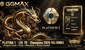 LVL70 Plat1 | Champions 2026 COMPLETO Faca + Phantom + Tudo + Vandal Prime