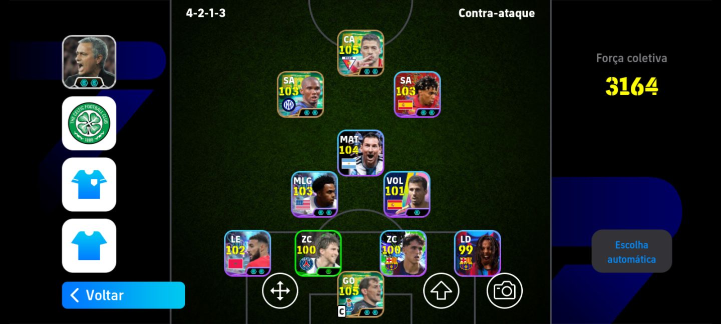 Conta Efootball Ótima para Iniciar | Suárez Blitz + Eto + Yamal + Técnico 90