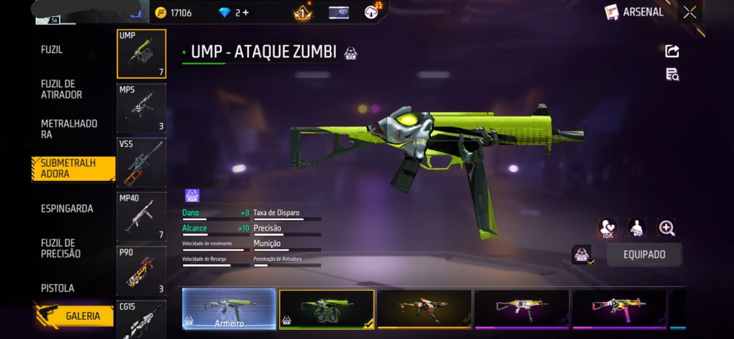 Conta de free fire com angelical puma