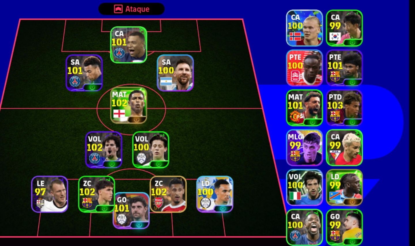 Conta Efootball com Cartas Especiais!! chama!!