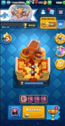 CONTA CLASH ROYALE UPADISSIMA