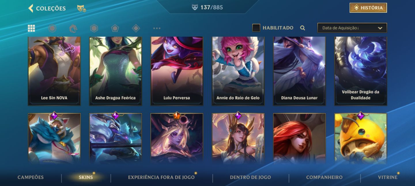 Conta Wild Rift main mid e Sup