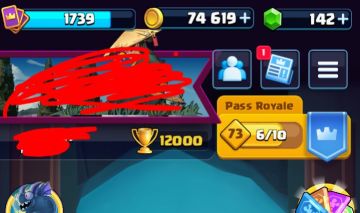 CONTA FULL ACESSO DO CLASH ROYALE COM 12000 TROFÉUS