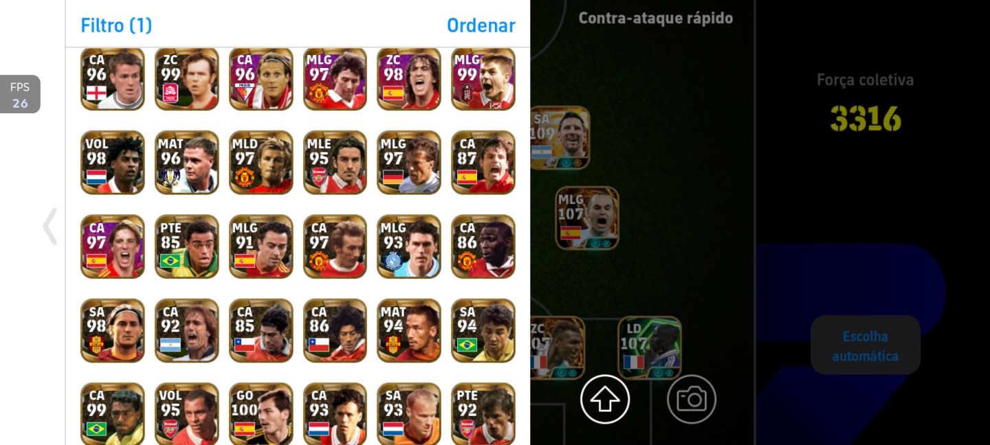 Preço negociável, conta efootball full e rara
