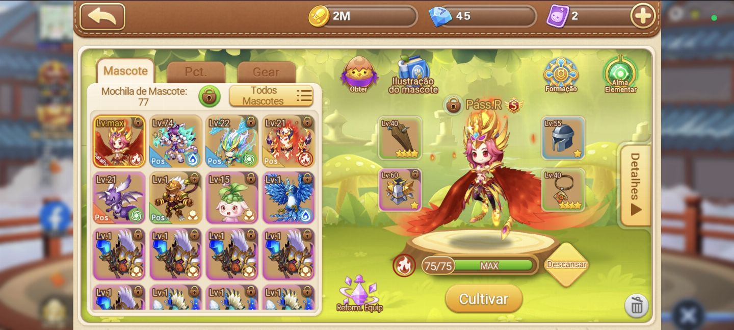 Conta DDtank mobile Full nível 80