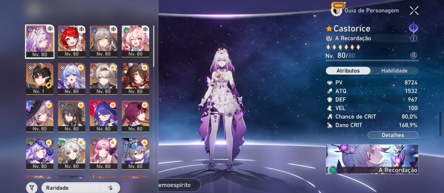 Promoçao Conta End Game Honkai Star Rail. FULL Build