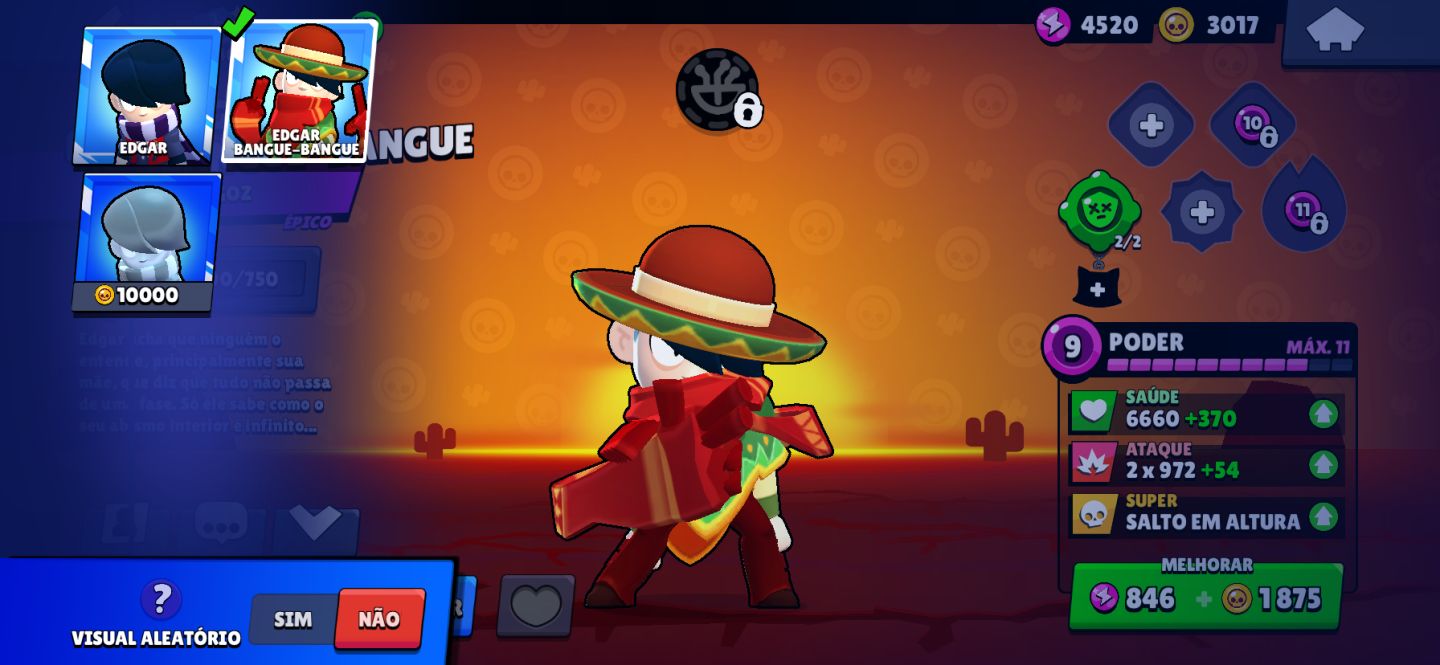 Conta brawl stars antiga e gemada