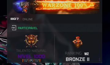 Conta Warzone/BO7 NÍVEL 1000