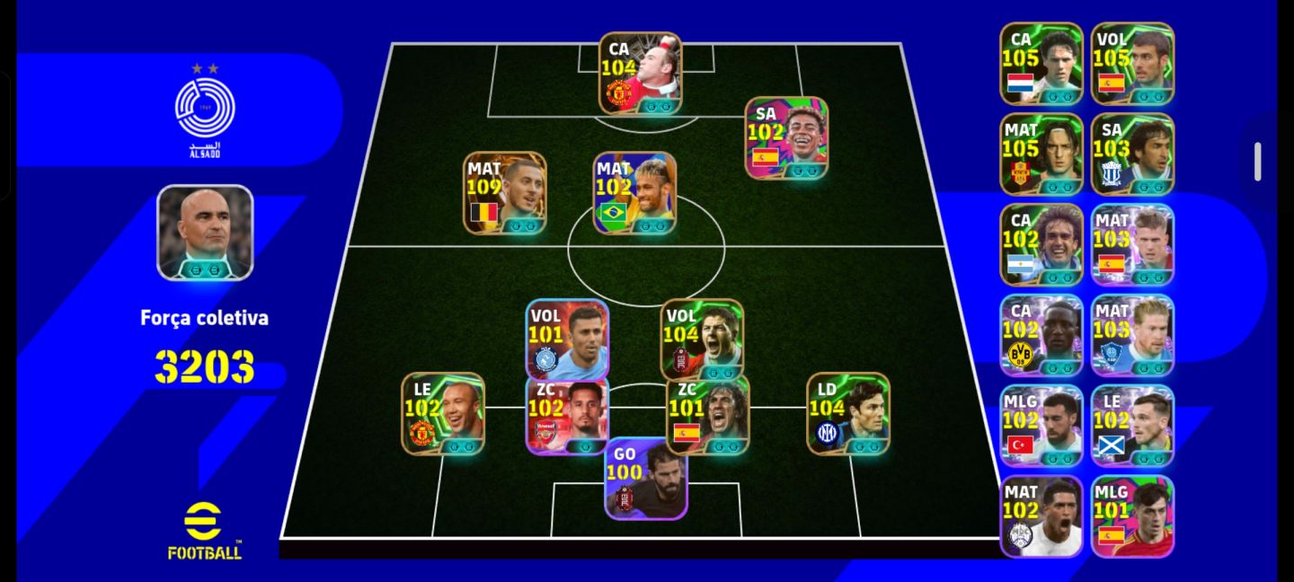 EFootball Mobile 3203 | Hazard Big Time 109 + Neymar 2014 Copa