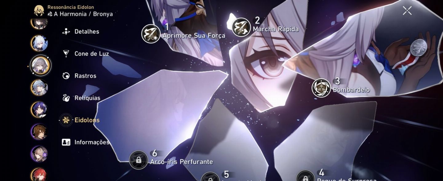 Conta Honkai Star Rail Acheron E2S2 + Tribbe E0S1 + 11k de Jades Plus End Game