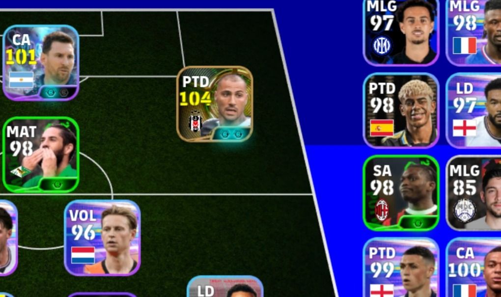 Conta efootball com novo quaresma e Lucas Moura!!