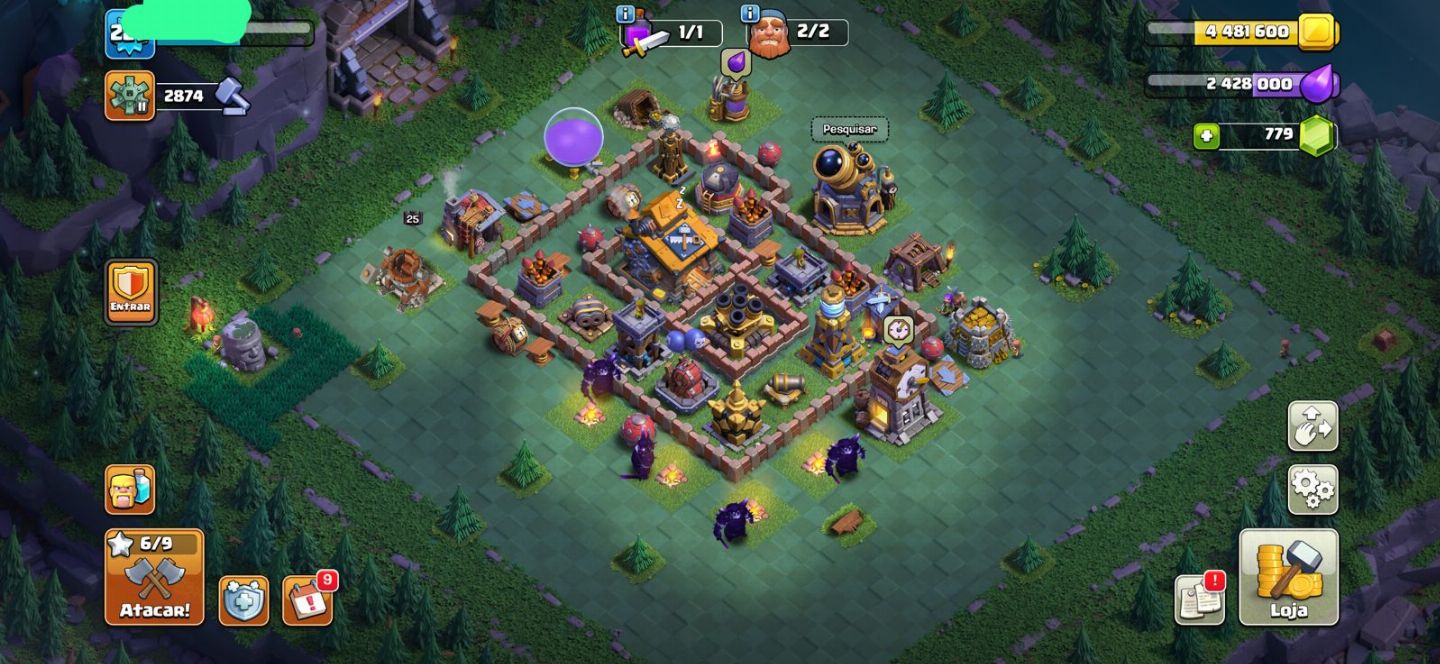 Clash of Clans CV17 quase full