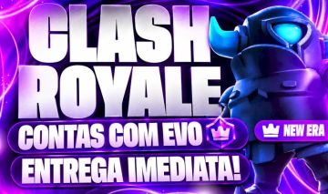 CONTA CLASH ROYALE ARENA 10 COM EVO
