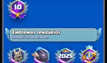Conta antiga Clash Royale nível 69