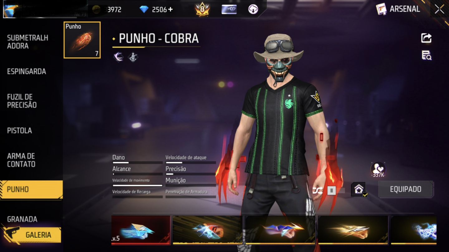CONTA TOP GEMADAÇA COM NICK VERDE E PRIME 8