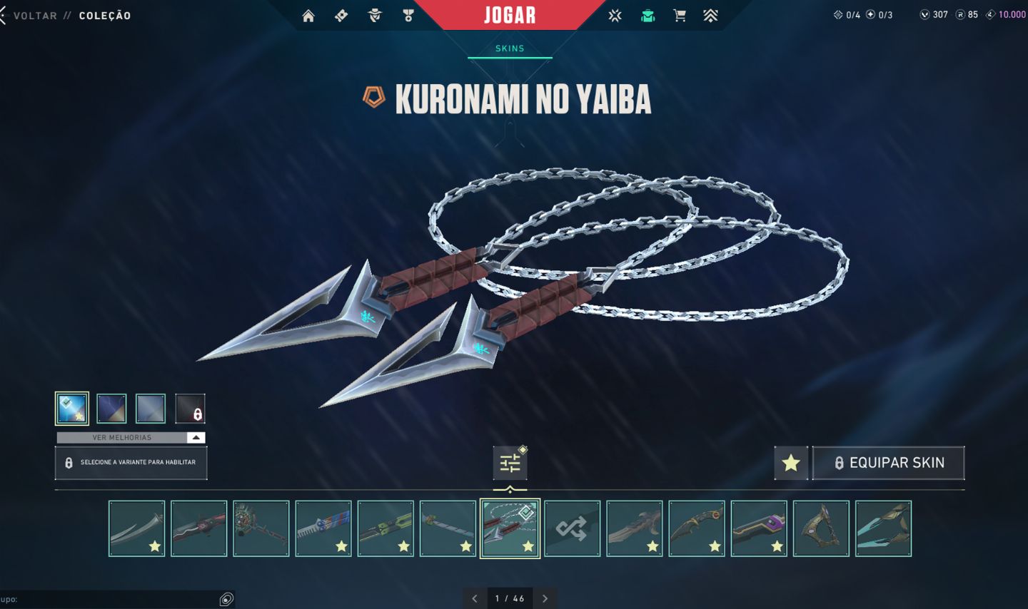 CONTA +50 FACAS, FULL SKIN, RADIANTE TODOS EP, +10K GASTOS