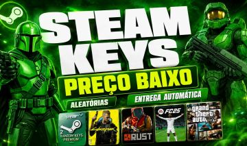2 pelo Preço de 1!!!! Steam Keys (Entrega Automatica!) Super Baratas!
