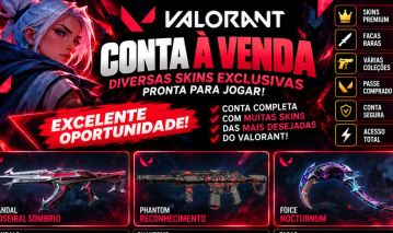 CONTA VALORANT COM AS SKINS MAIS DESEJADAS DO GAME