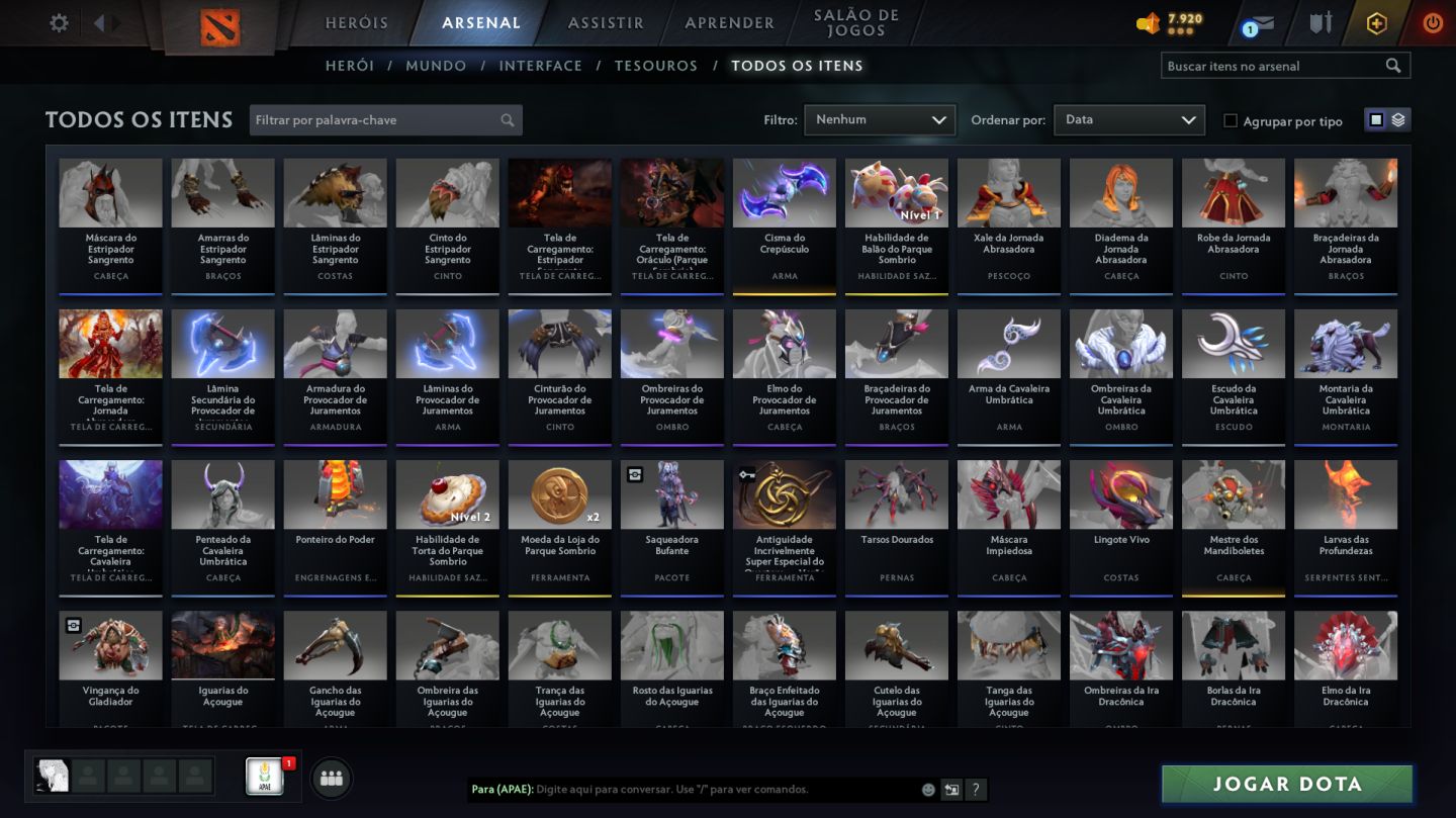 CONTA ARCONTE 3 - DOTA 2 2k.760 MMR - 11.390/11.390 BEHAVIOR