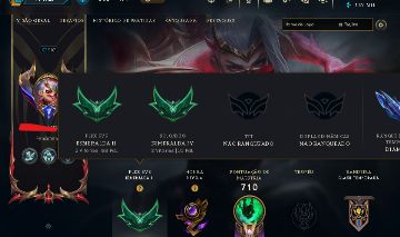 CONTA [HandLevel] SKINS 495+Passse Uzui+Vayne Lenda Ascendida+11 Skins Shaco