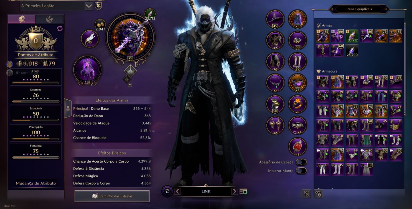 Muitas Skins e Ark Boss, 4 altt, maestria 1.598, 9500 GS