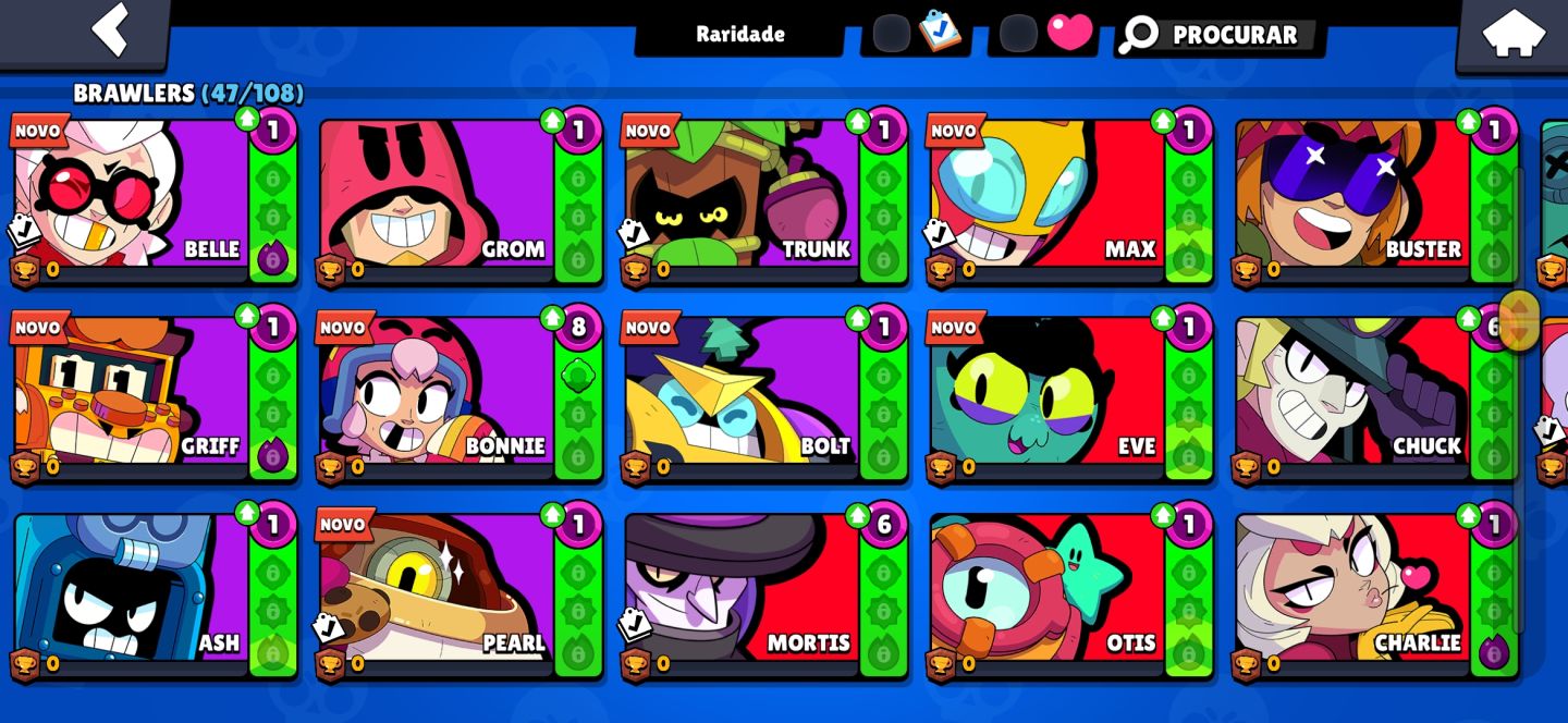 CONTA BRAWL STARS