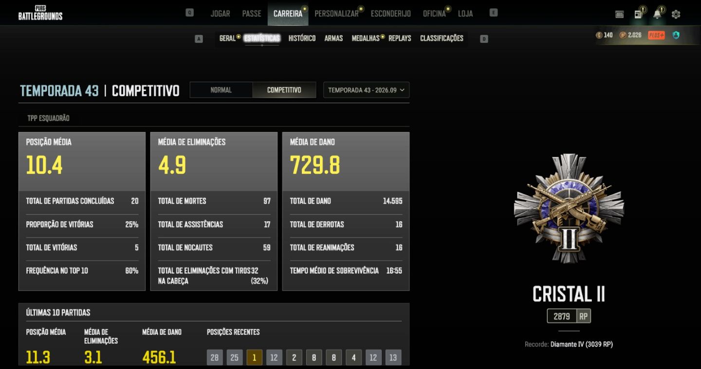 PUBG-CONTA-RANK
