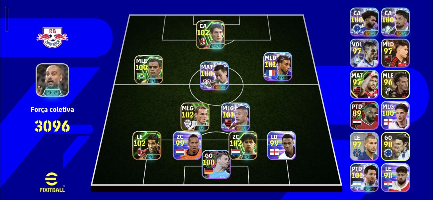 Contas de efootball iniciantes, cr7, mbappe