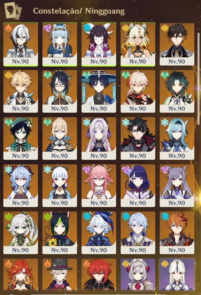 Conta Genshin Endgame Arlecchino e Raiden C6+ Conta Star Rail Endgame (Brinde)