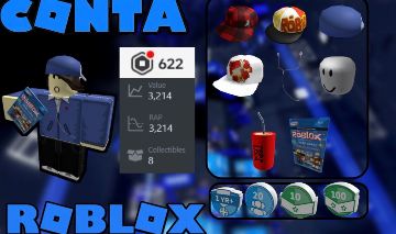 CONTA ROBLOX 2010 Com 3.2K Rap + 7 Offsales + 620 Robux + Roll Head [Unverified]