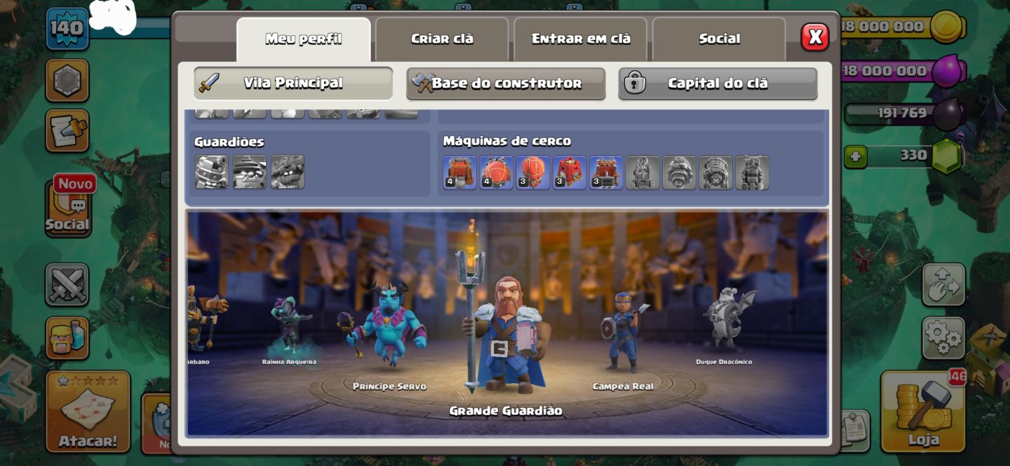 CONTA DE CLAHS OF CLANS CV 13 SEMI FULL