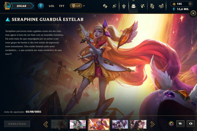 Conta de League of legends Com skins lendárias