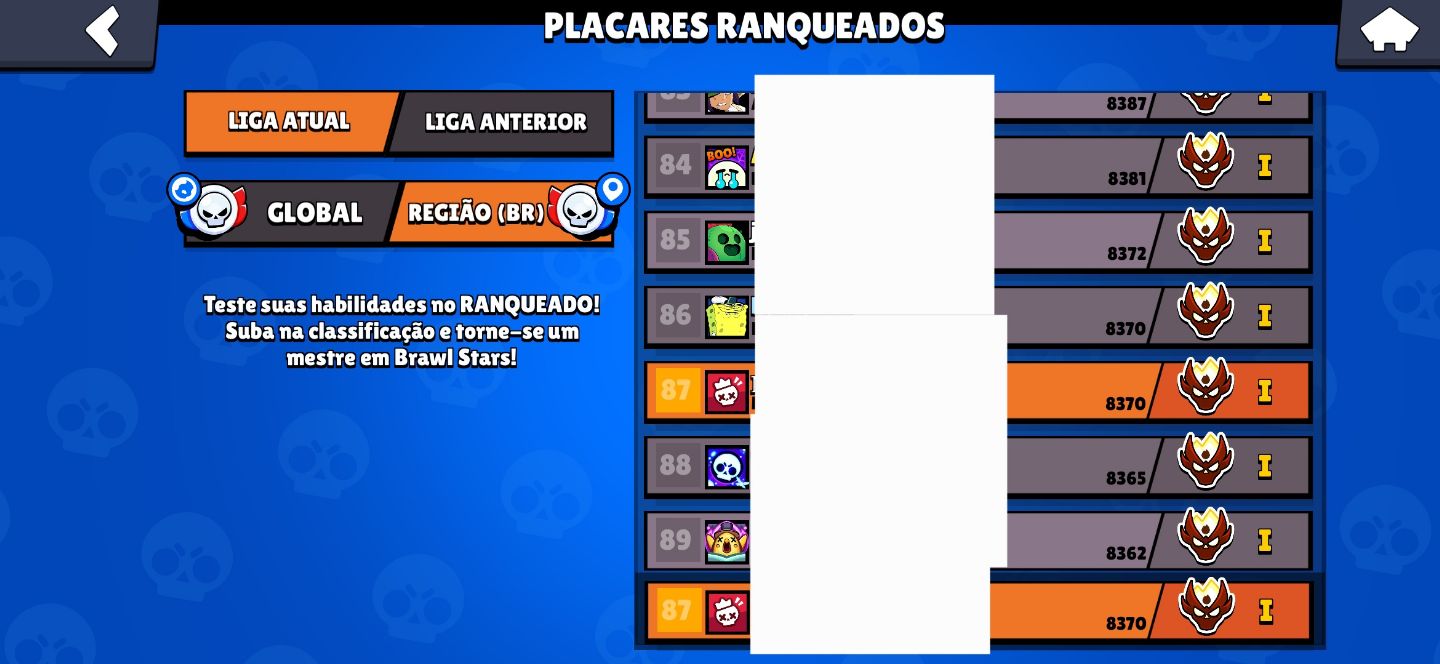 ELO JOB BRAWL STARS / RANK / Sou top br atualmente