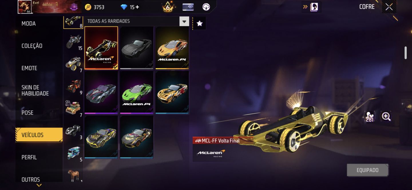 Conta gemada prime 6, com preço negociável.