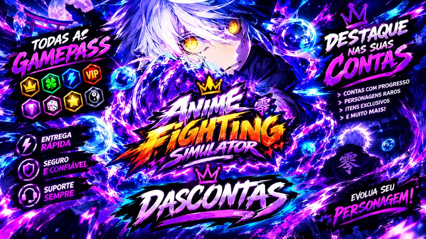 ANIME FIGHTING / ROBLOX / TODAS AS GAMEPASS / SIMULADOR DE LUTA DE ANIME 50% OFF