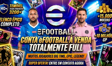 CONTA eFOOTBALL 3122 FC | MBAPPÉ 105 + SAVIOLA 104 + NEYMAR 102