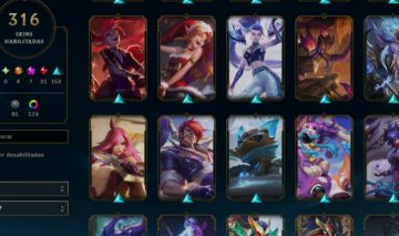 Conta lol Prata4 com 316 skins