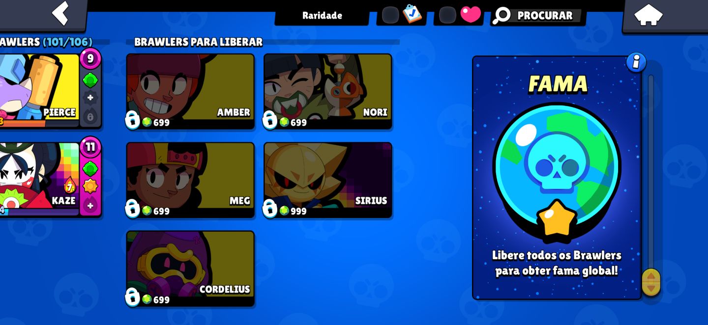 CONTA BRAWL STARS 53K TROFÉUS | 101 BRAWLERS | 143 SKINS | 4 LENDÁRIAS