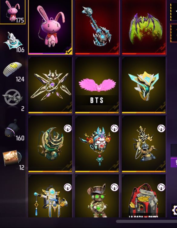 CONTA A VENDA SOMENTE A ANGELICAL AMARELA E ANGELICAL FEMININA !!!! NIVEL 75 GG