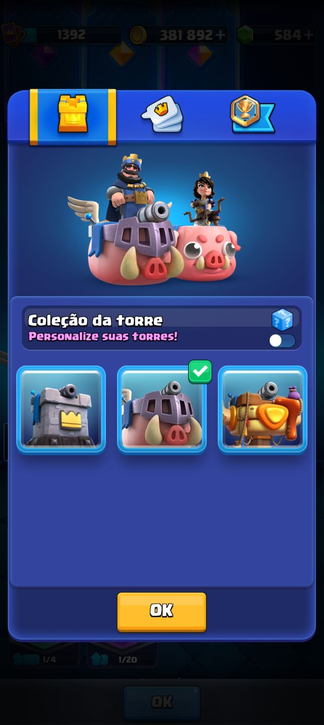 Conta Clash Royale 9K Troféus
