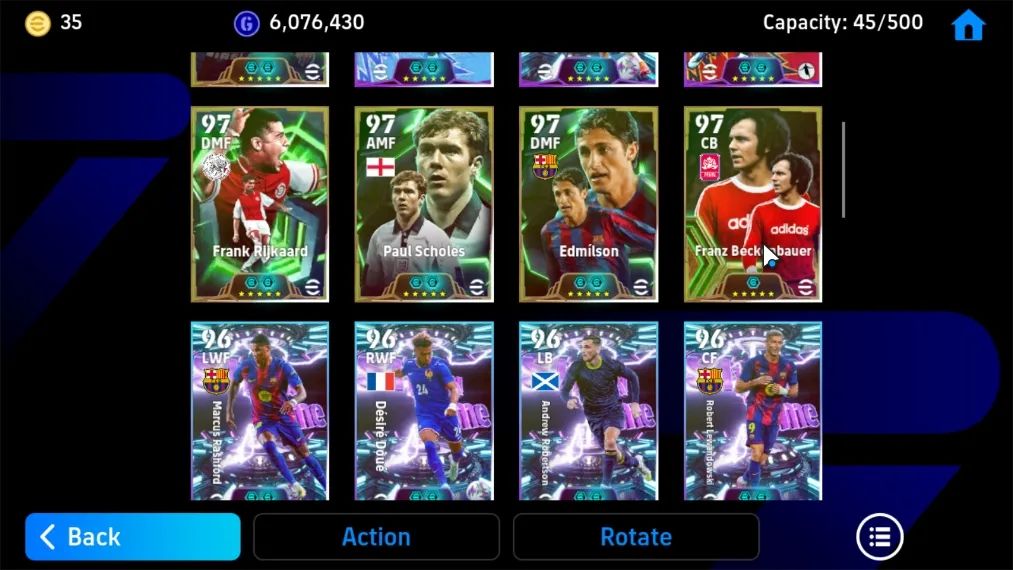 CONTA EFOOTBALL 3192 FC | BECKENBAUER 104 | KAHN 105 | 6M GP | XABI ALONSO
