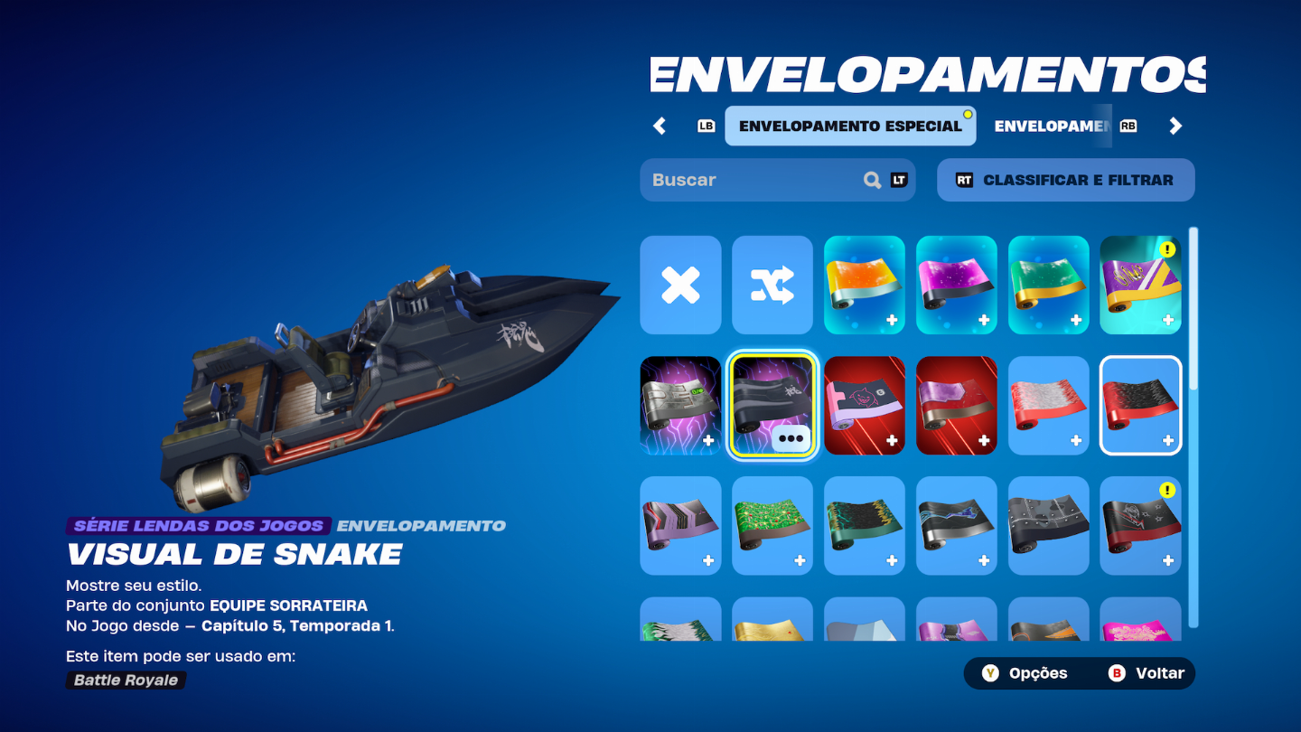 CONTA DE FORTNITE CRIADA EM 2018 COM VARIAS SKINS
