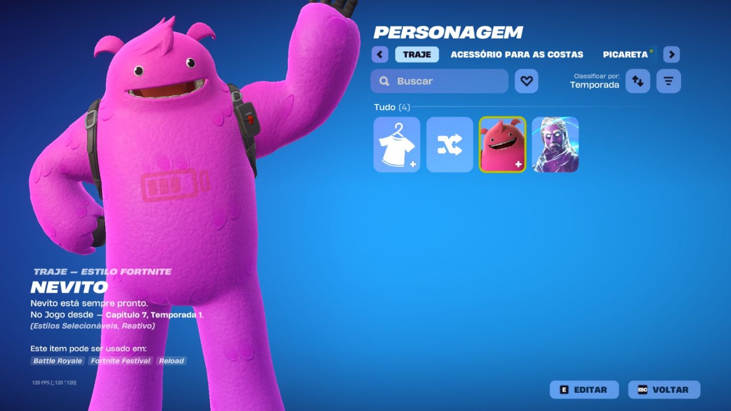 CONTA FORTNITE COM GALAXY SKIN/ SUPER RARO/ FULL ACESSO/ PREÇO ÚNICO