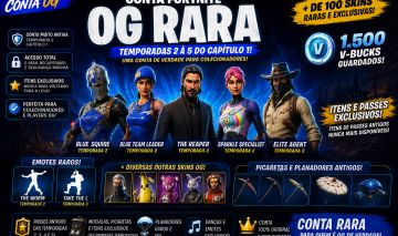 Conta Rara Fortnite (Skins capítulo 1)