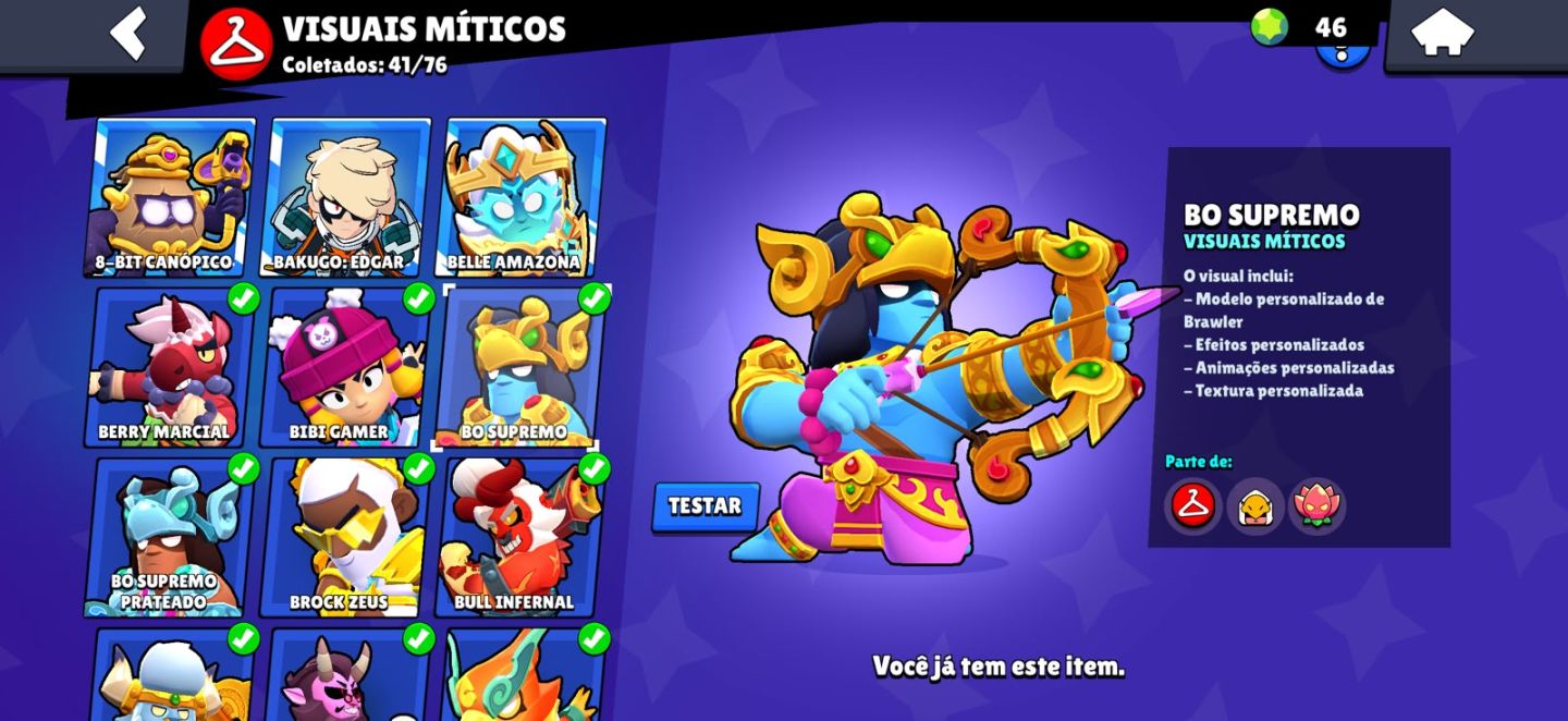 Conta Brawl stars rara