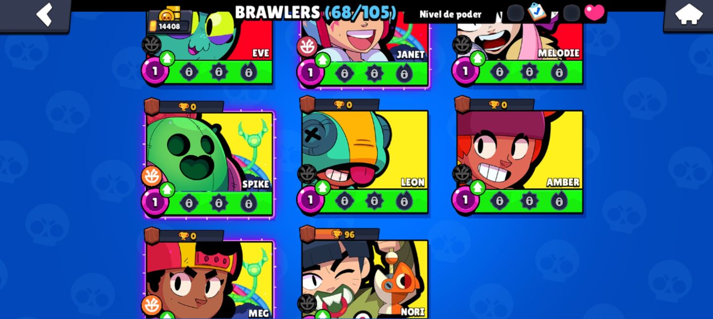 Conta brawl stars Premium | 14k Troféus & Skins raras