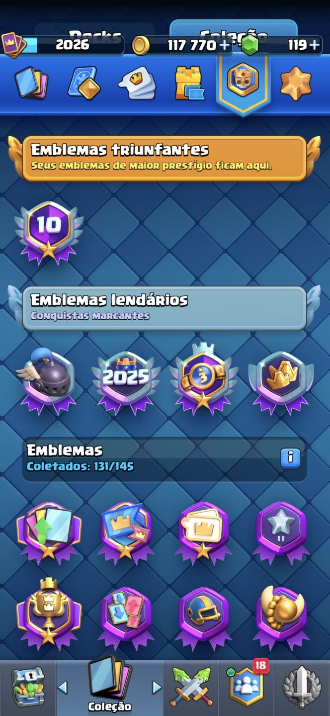 CONTA CLASH ROYALE END-GAME (10 ANOS) 14.000+ TROFÉUS | TORRE LV 16