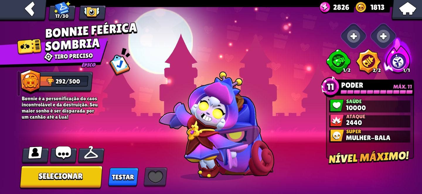 Conta braw stars com muitas coisas